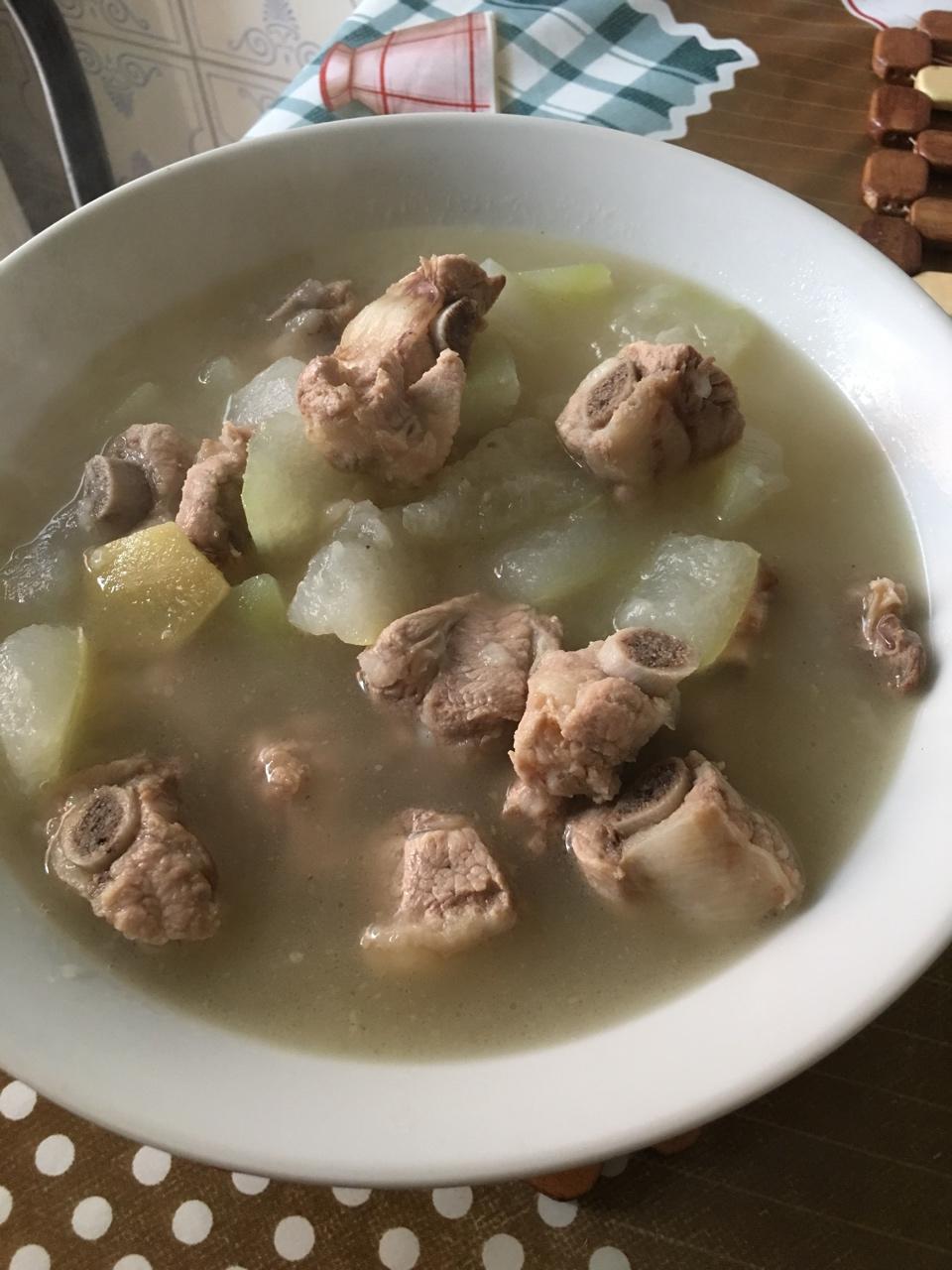 o继续做的冬瓜排骨汤