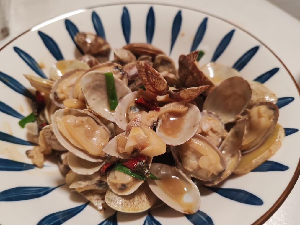 5分钟快手菜❗️秒杀路边摊爆炒花甲～好吃到爆