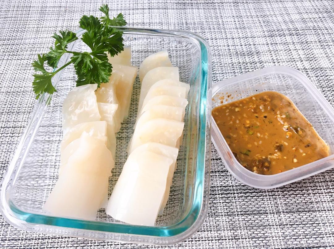 蓝白的天堂做的水晶肉皮冻