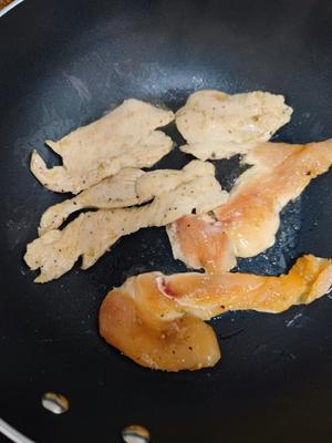 减脂期碳循环超快手煎鸡胸肉的做法 步骤6