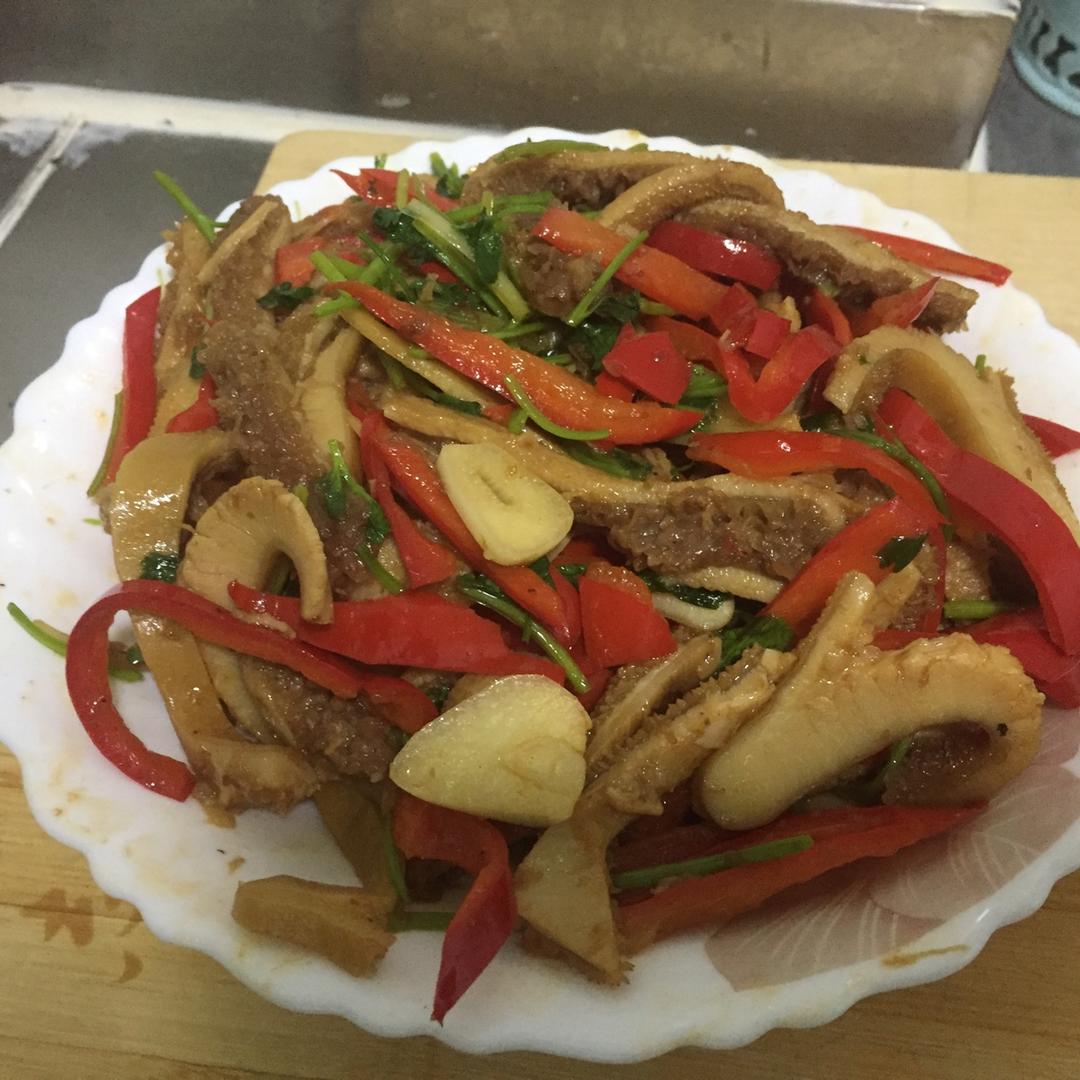 顺小煮 16.01.30 红椒炒牛肚