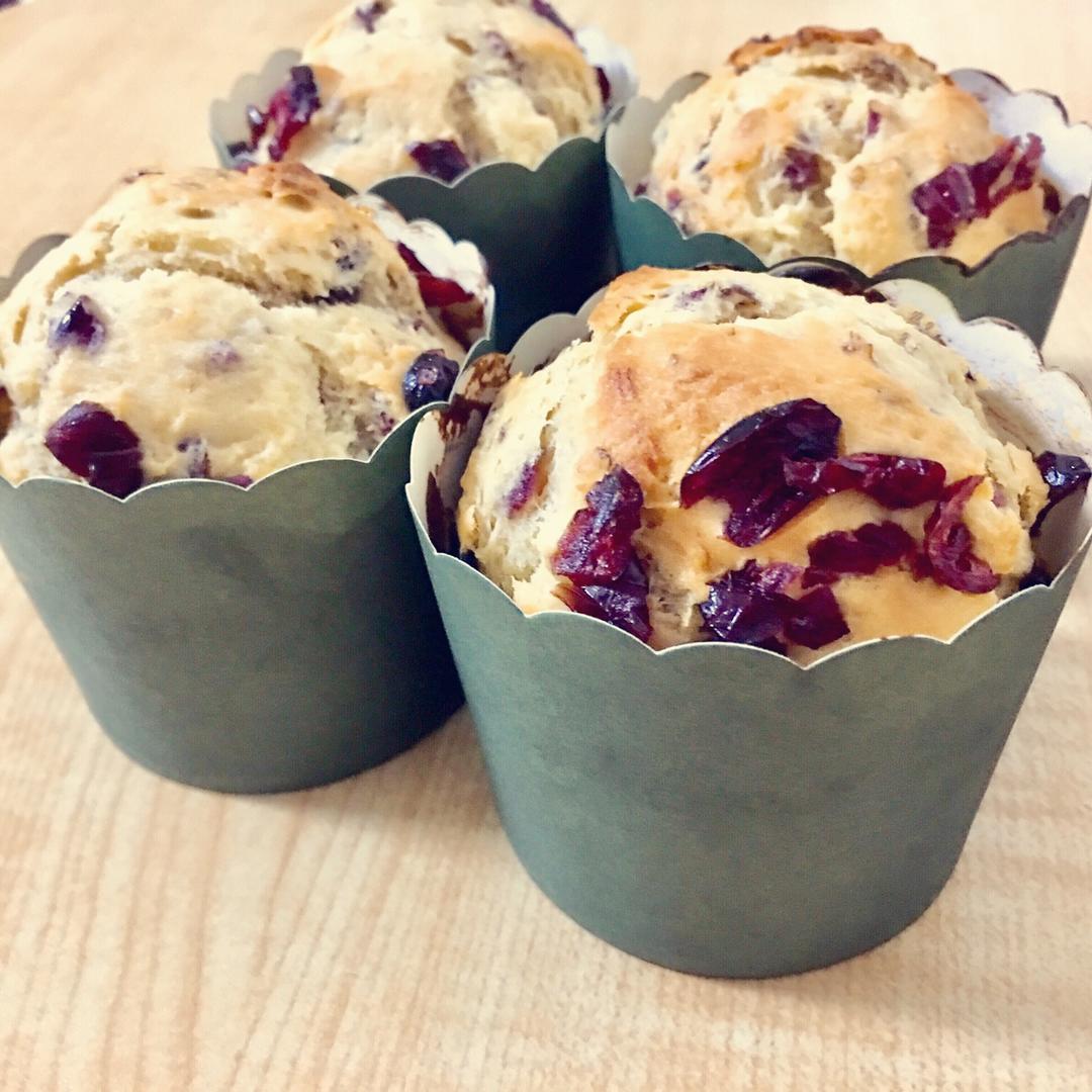 少女心的香蕉蔓越莓玛芬