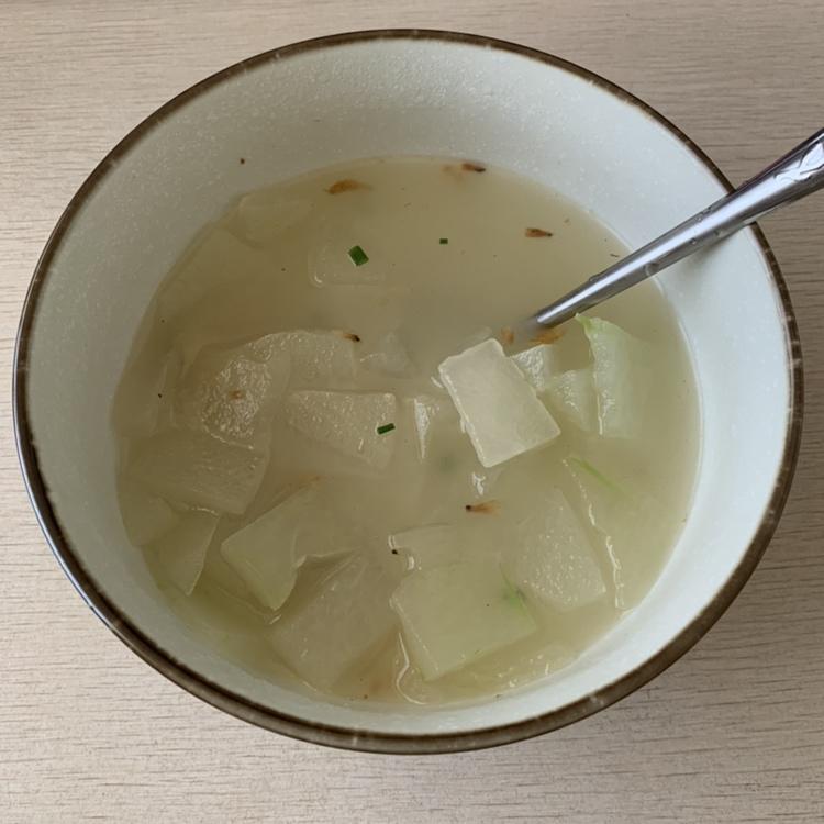 不建议大家尝试，这碗味道超鲜的冬瓜虾皮汤我要自己独享！