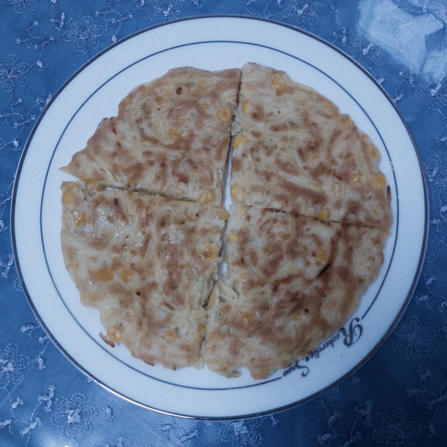 土豆丝玉米饼