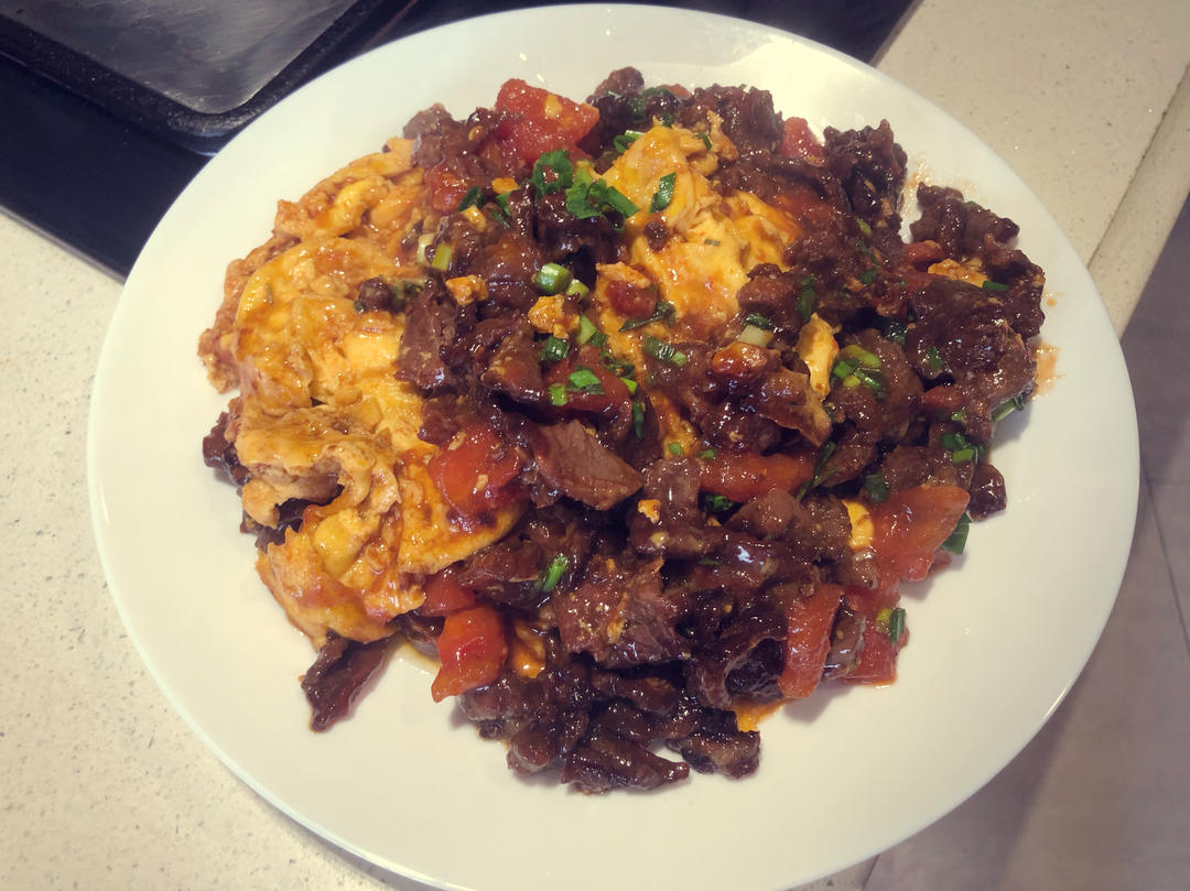 滑蛋番茄牛肉