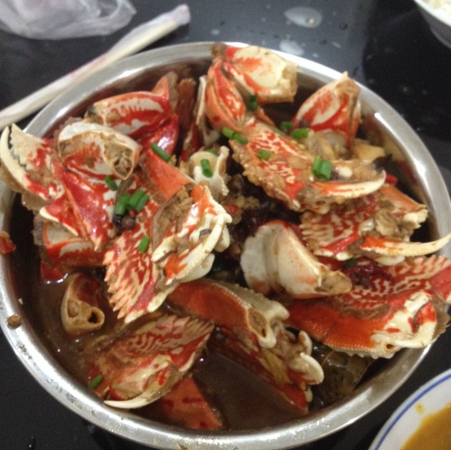 童妈咪做的红烧酒酿螃蟹脚