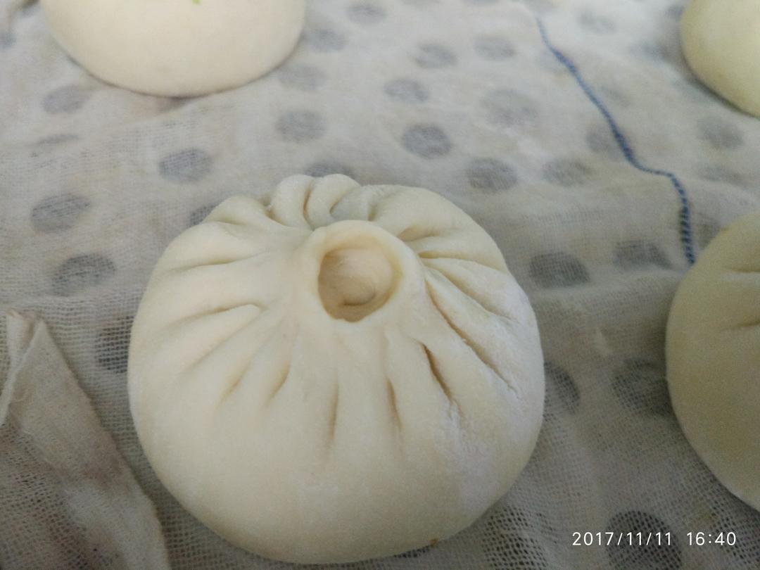 手工包子（肚脐包）