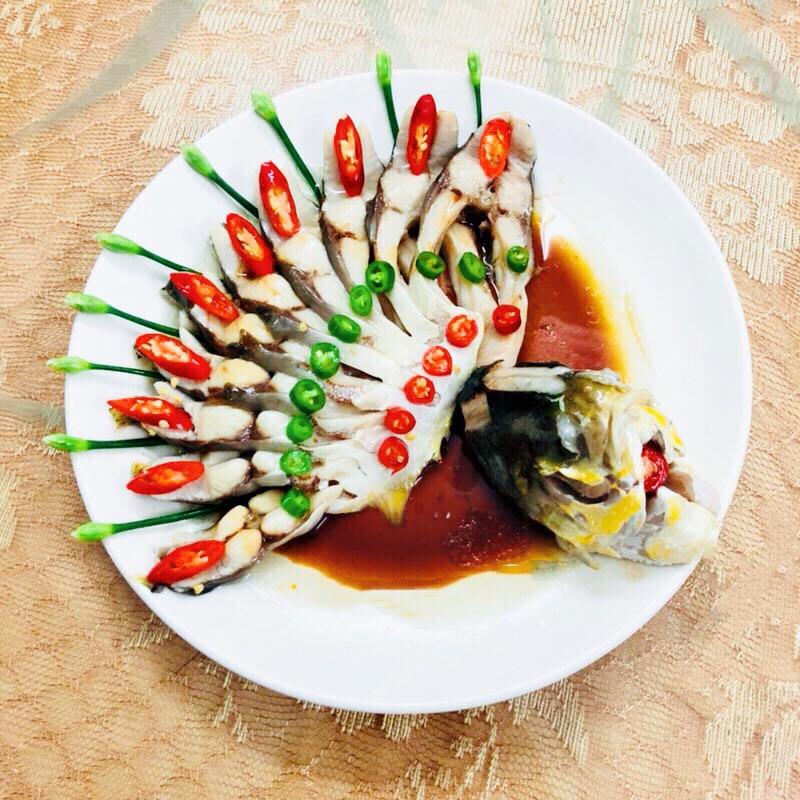 清蒸孔雀开屏鱼