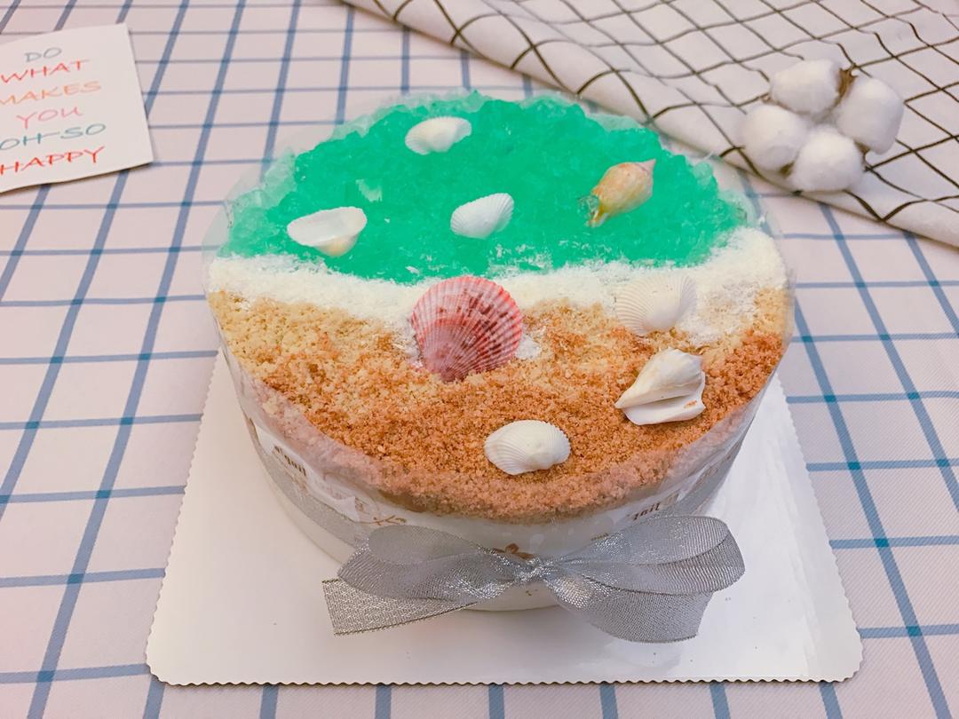 海洋酸奶慕斯蛋糕