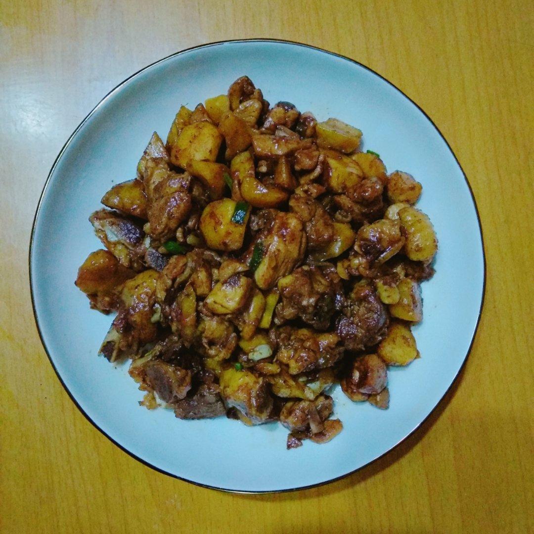 板栗烧鸡