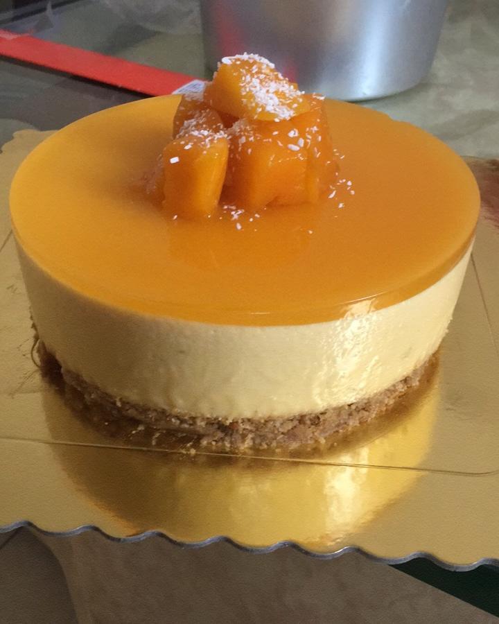 【视频】芒果慕斯（6寸） | 含镜面果胶配方