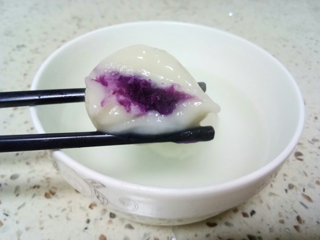 紫薯汤圆