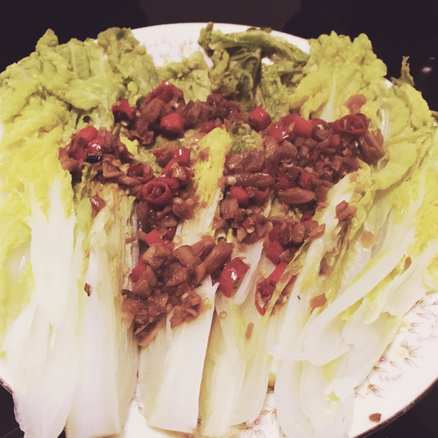 蒜蓉粉丝娃娃菜