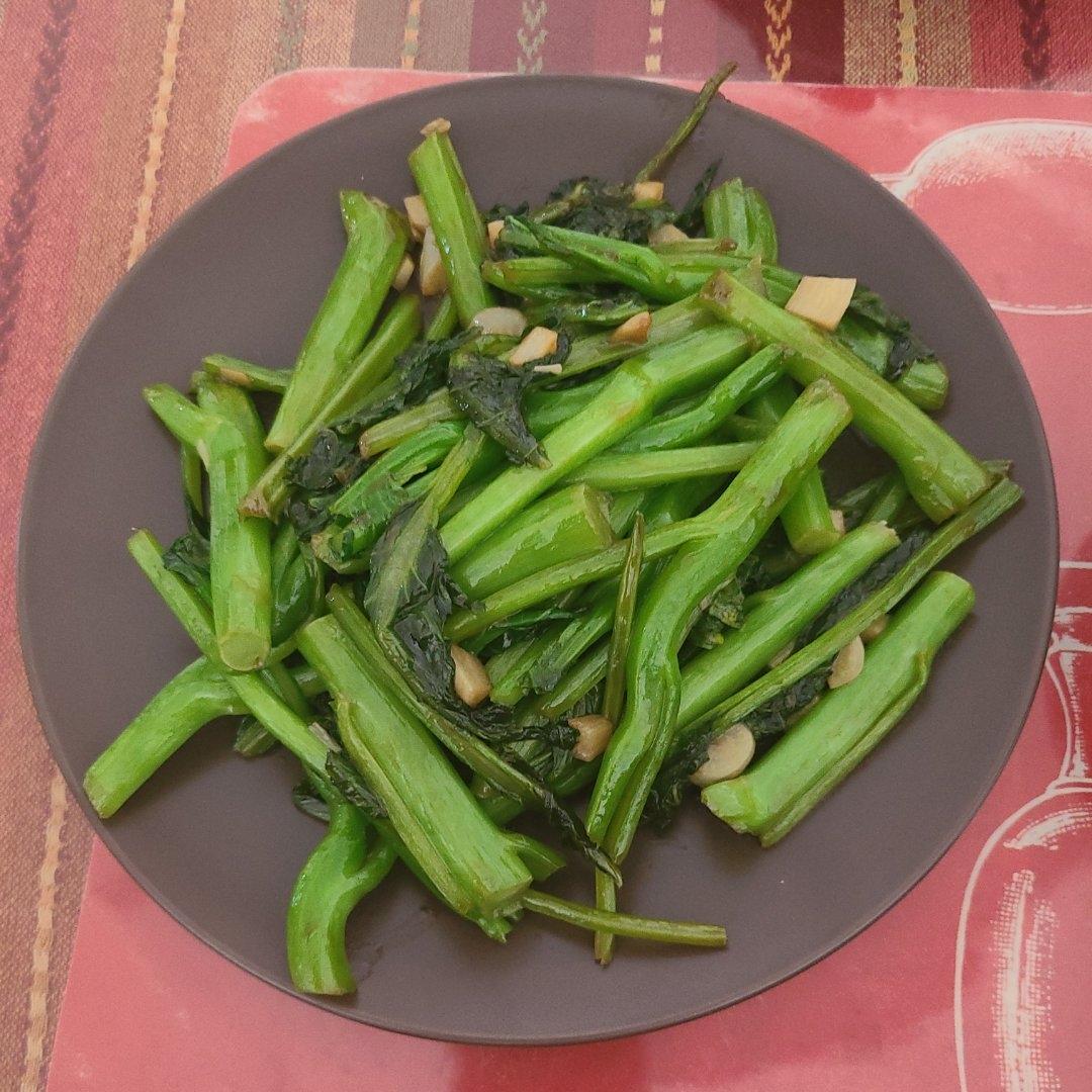 零失败！快手蚝油蒜蓉芥兰！