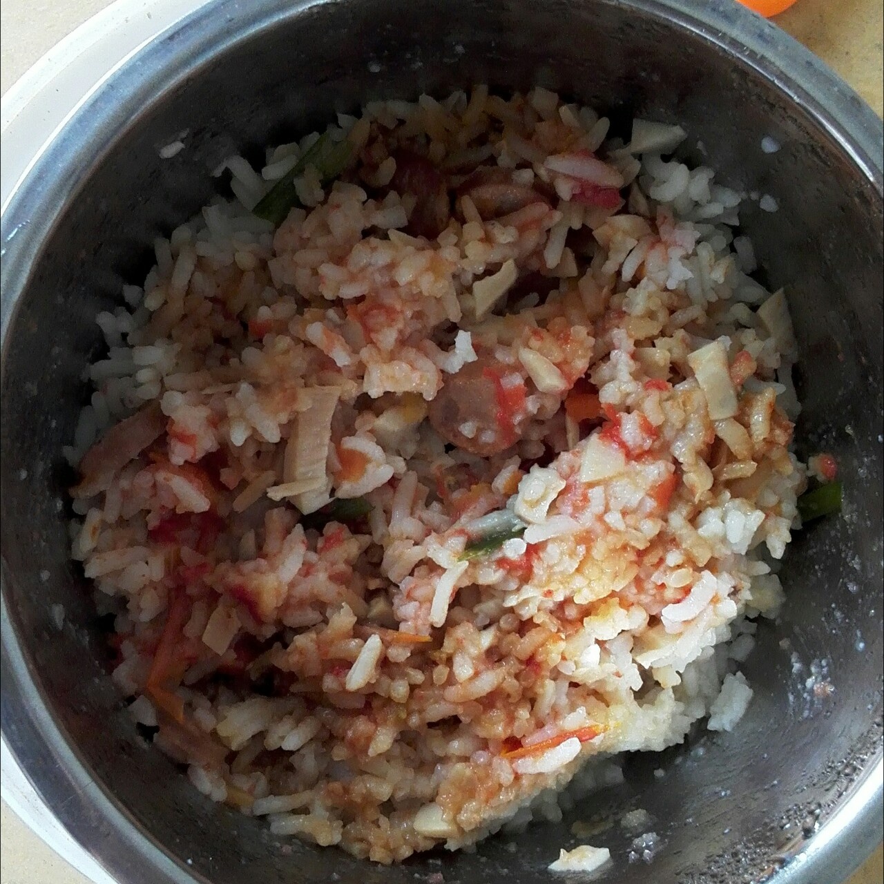 电饭煲番茄拌饭