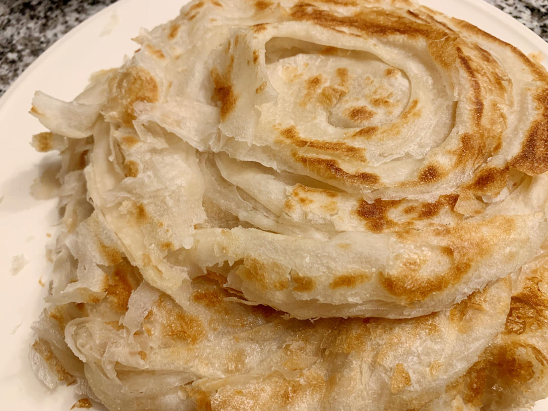 层薄如纸外酥内软的手抓饼&葱油饼