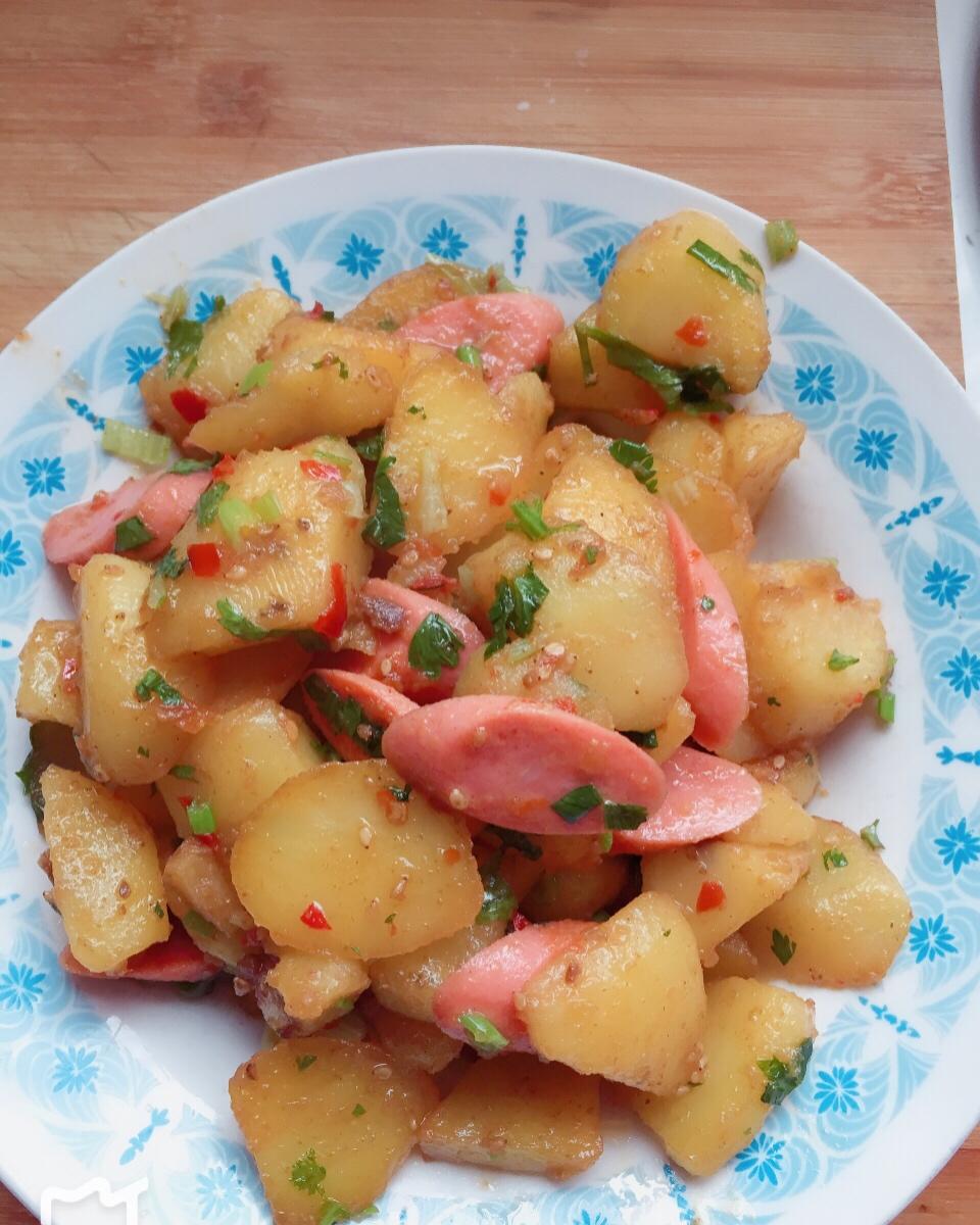 蒜香孜然土豆