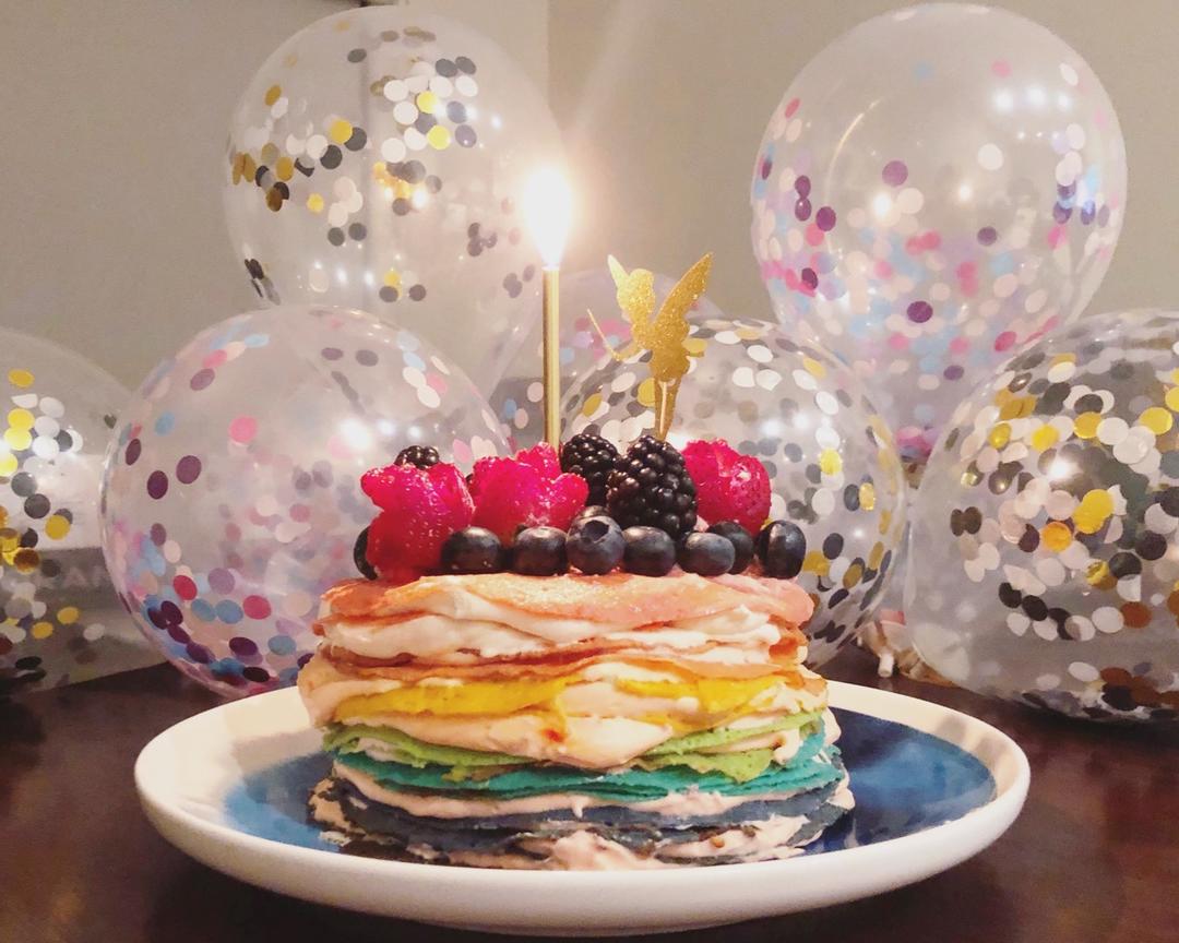 生酮彩虹千层蛋糕的做法