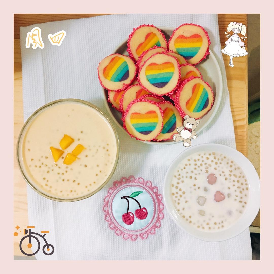 【幻彩小圆子】天然食材做彩色糯米丸