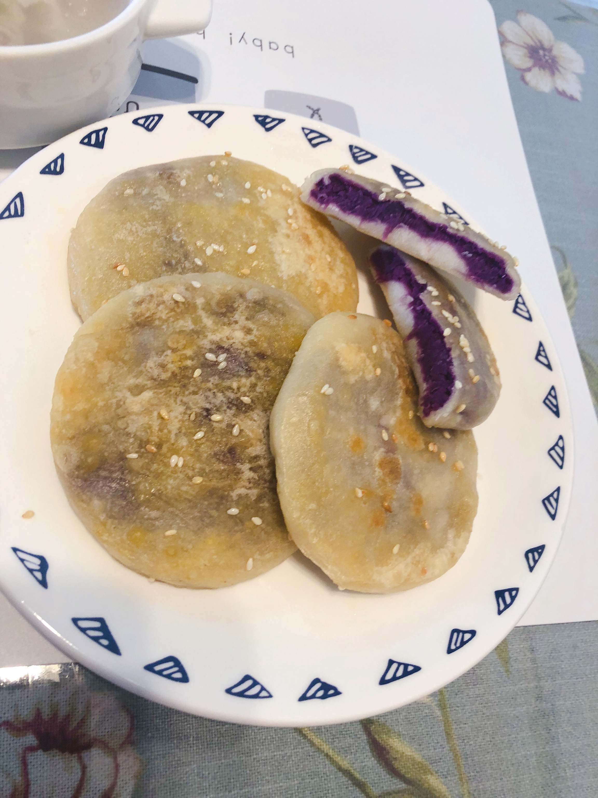 超简单紫薯饼的做法