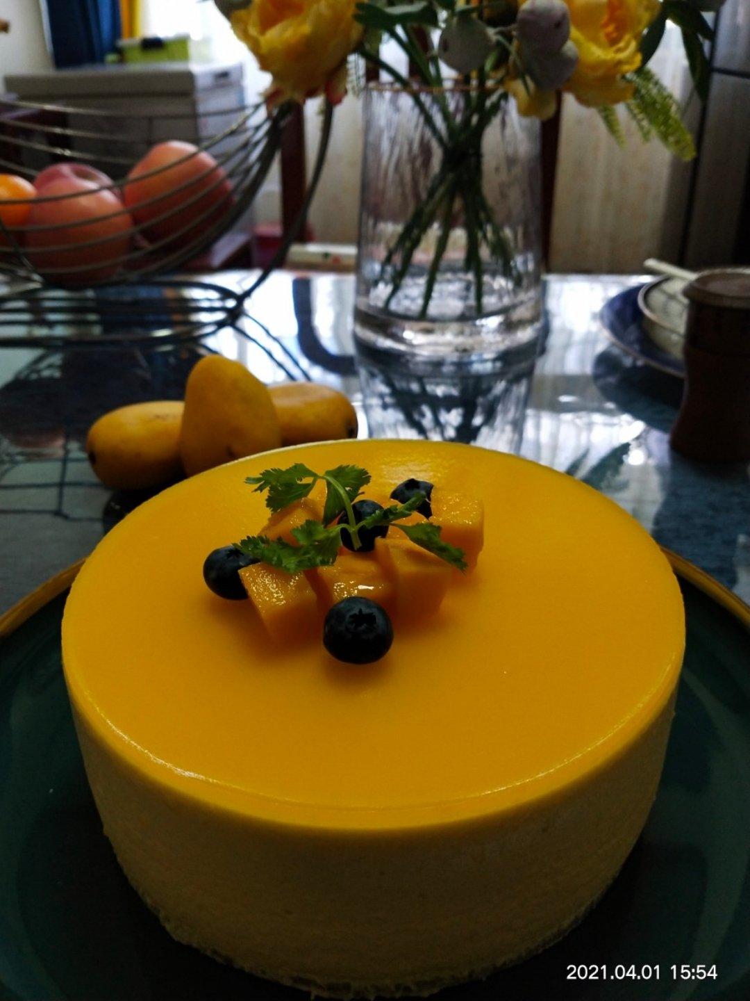 芒果慕斯蛋糕🍰（8寸）