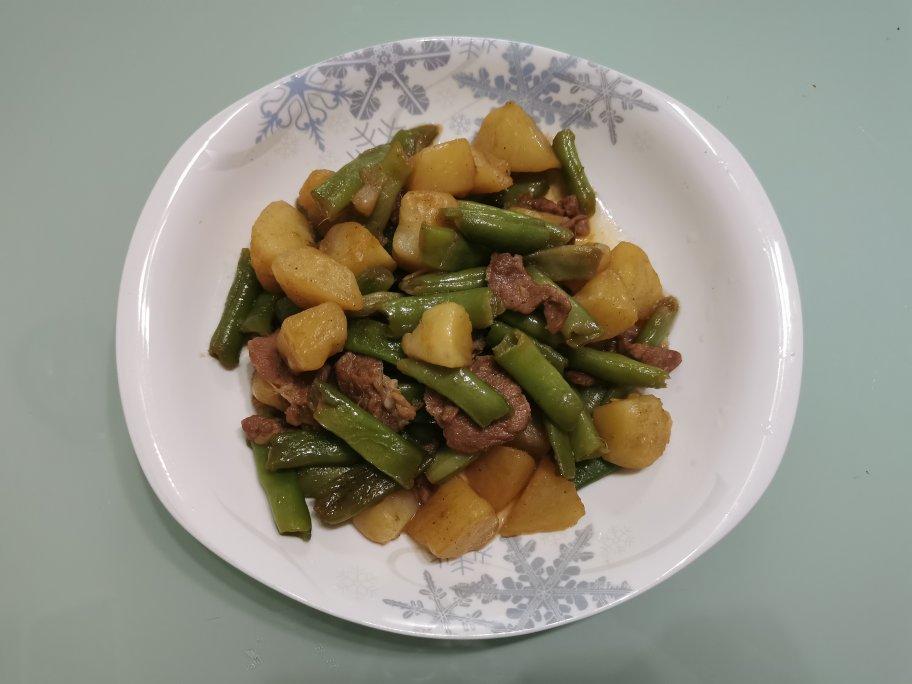 土豆炖豆角