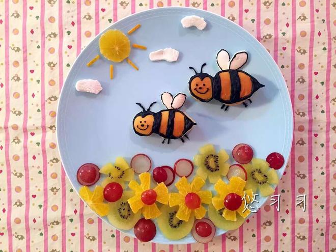 创意趣味儿童餐—两只小蜜蜂的做法