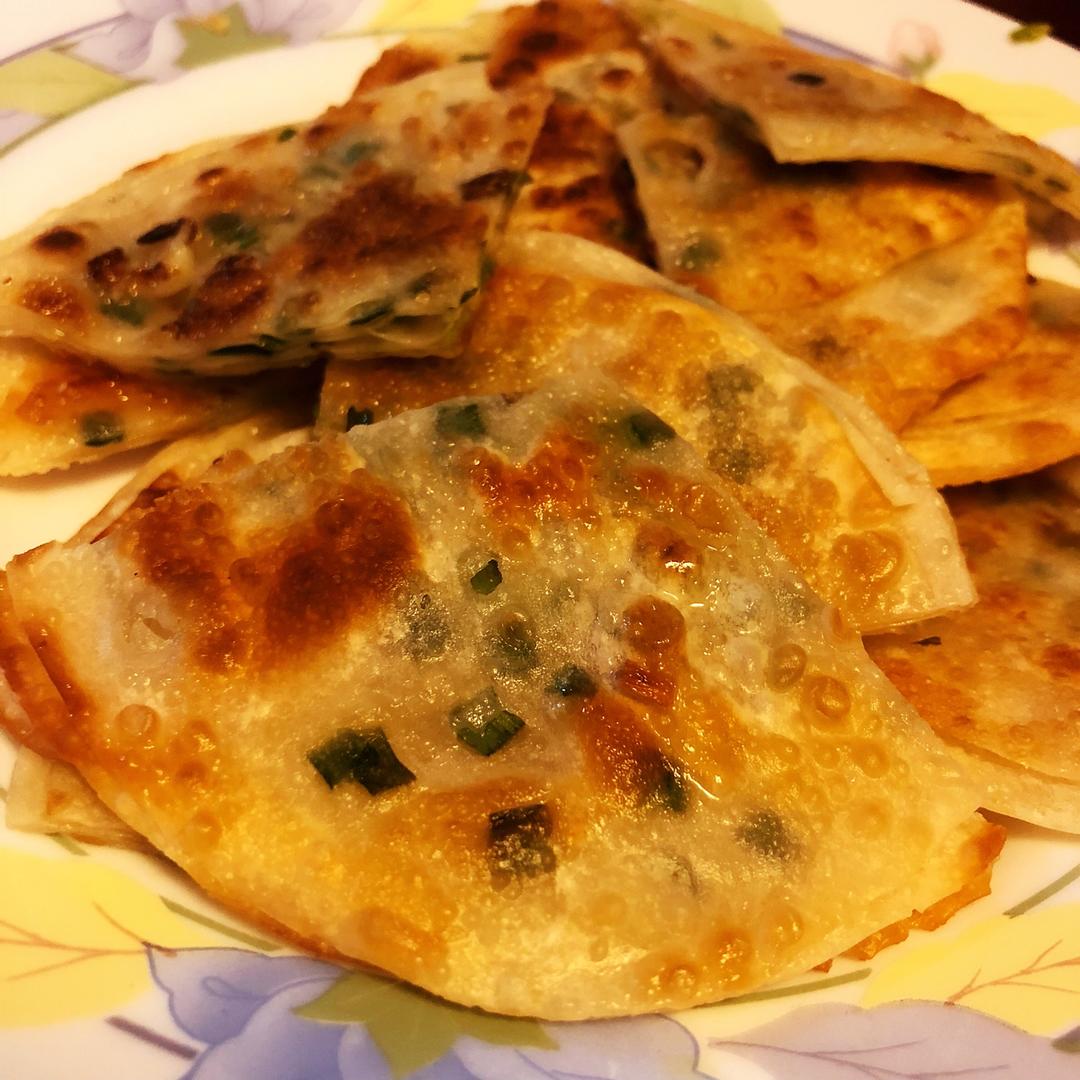 饺子皮葱油饼/手抓饼【饺子皮再利用