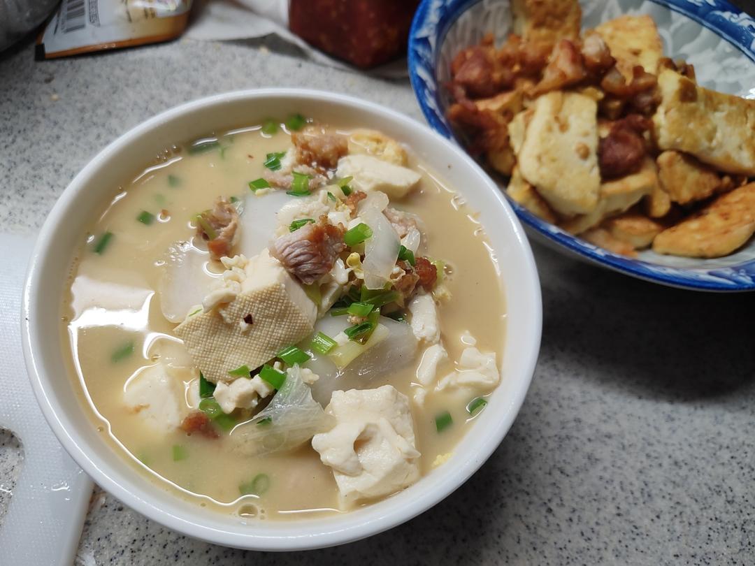 白菜豆腐汤