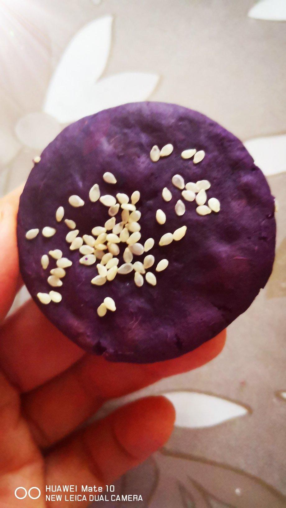 芝麻紫薯饼（烤箱版）