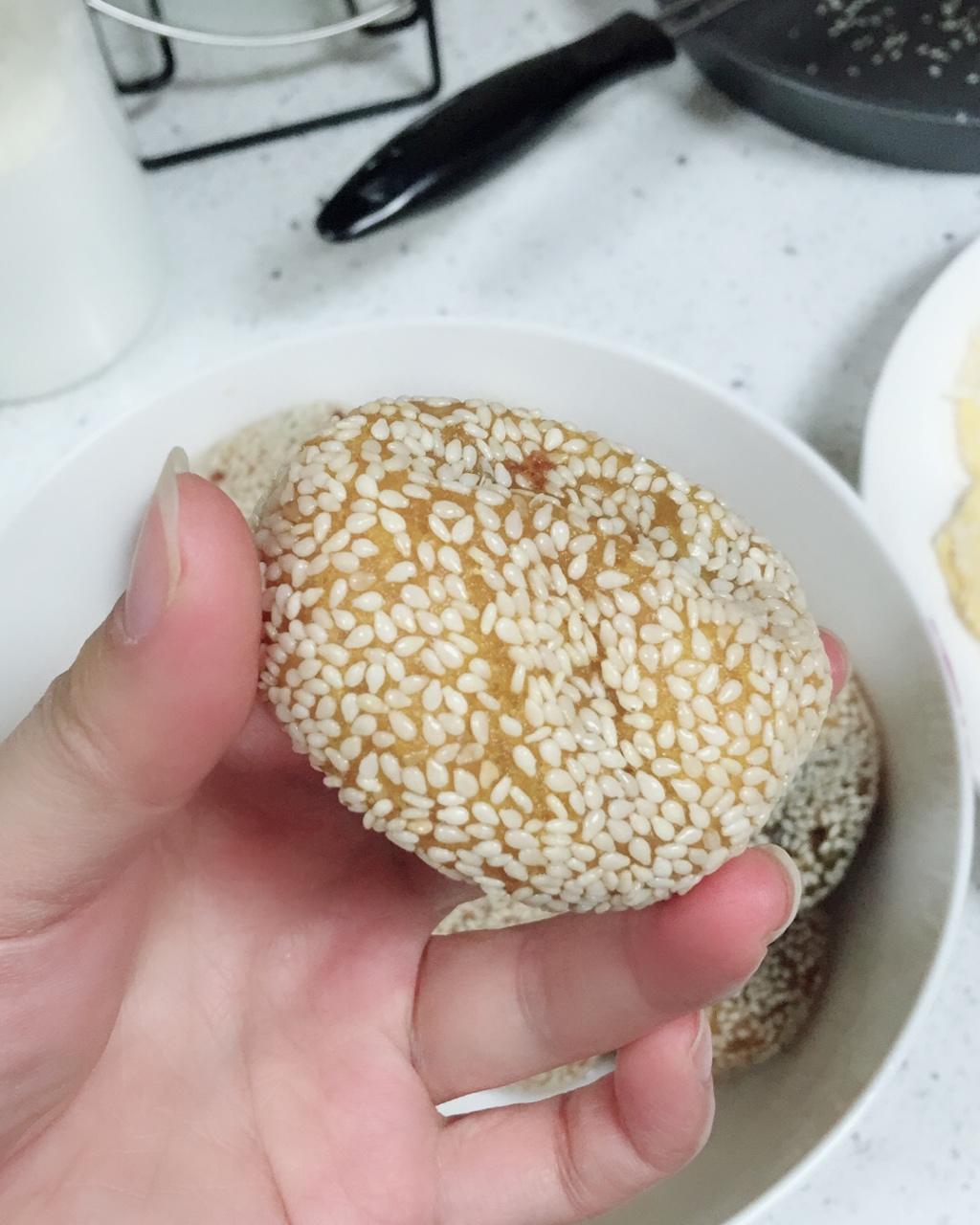 豆沙麻球