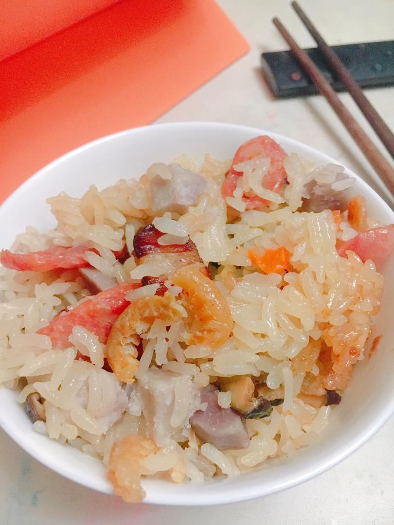 腊味芋头饭（超赞）