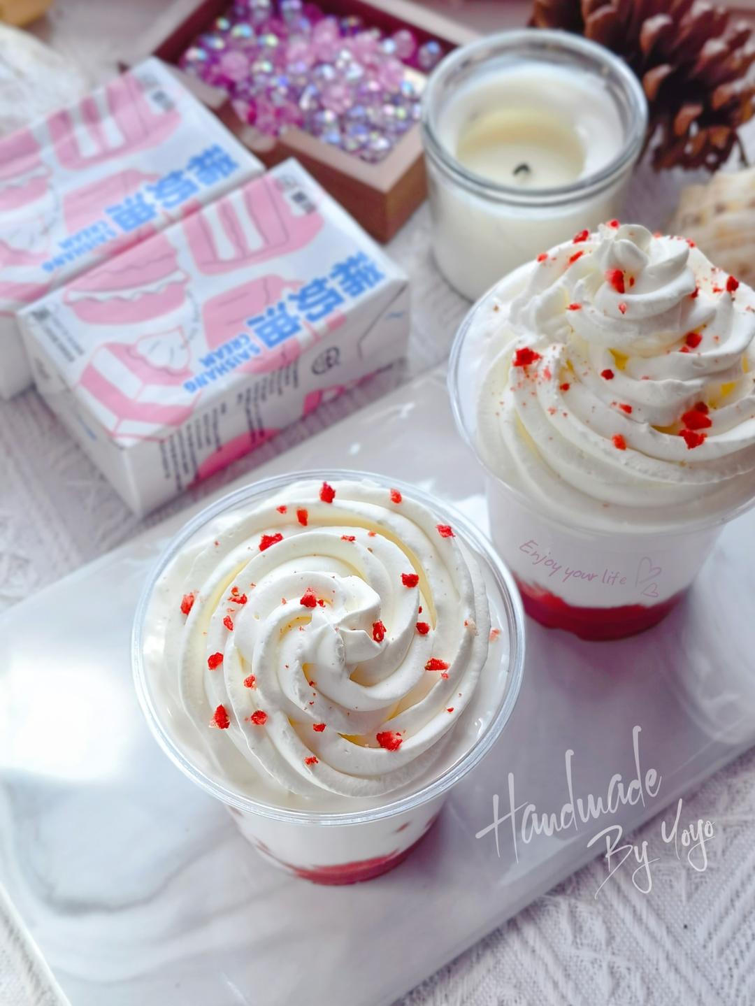 超好喝的草莓椰乳茶❗的做法