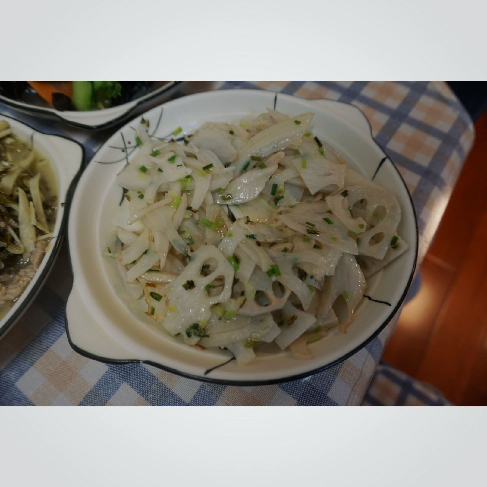 清炒藕片