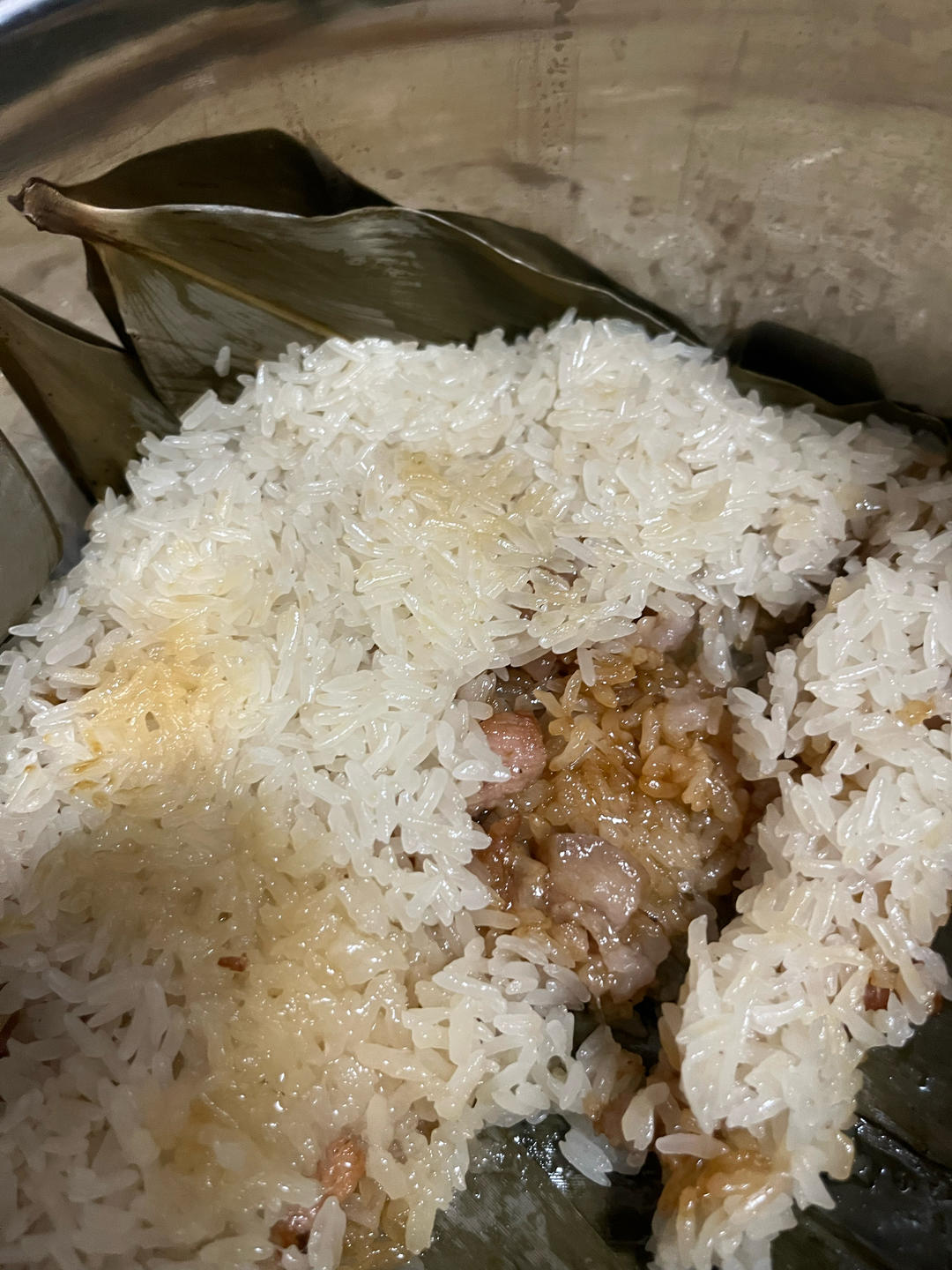 粽叶五花肉糯米饭