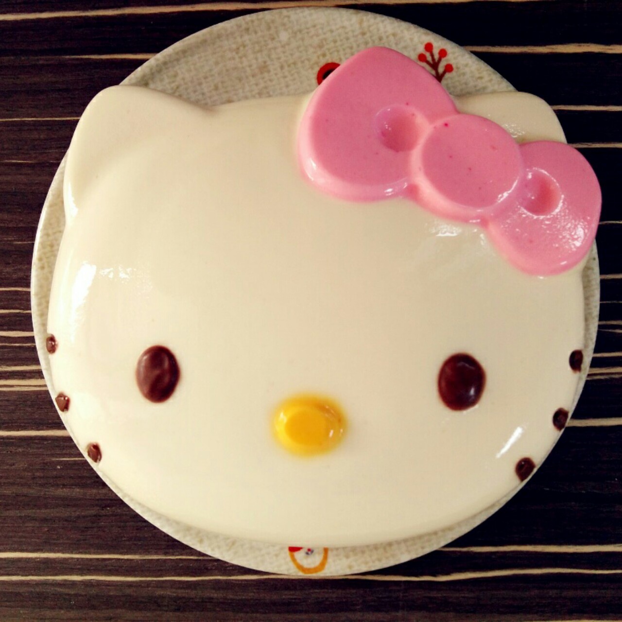 酸奶慕斯HelloKitty蛋糕