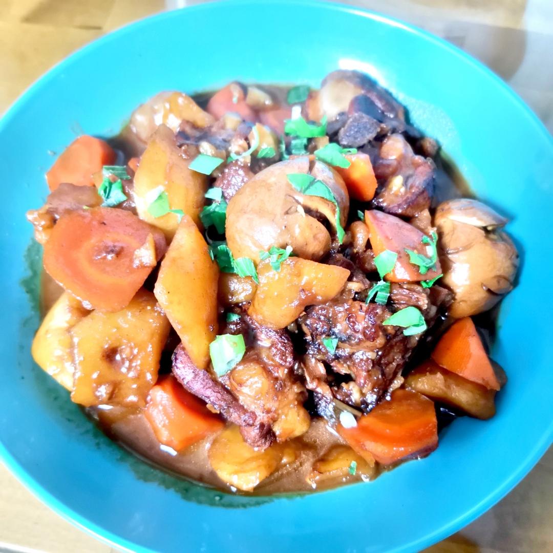 🔥巨好吃的红烧排骨炖土豆❗️懒人版轻松做拿手菜