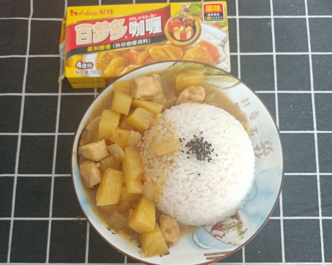 一学就会的土豆鸡肉咖喱饭
