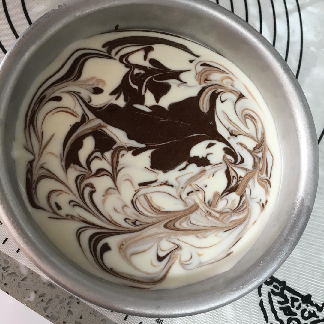 摩卡大理石冻芝士蛋糕