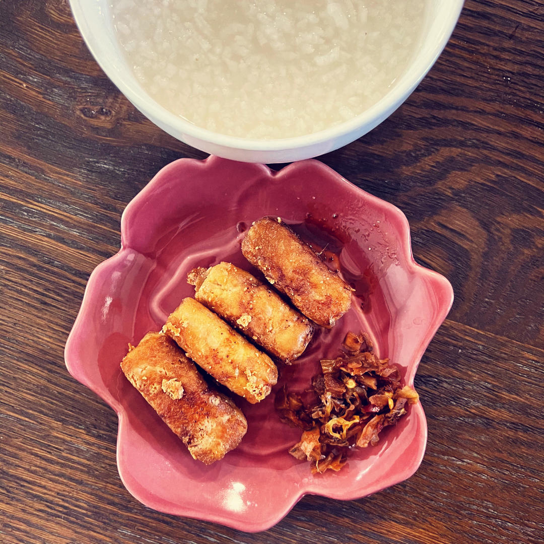 煎毛豆腐