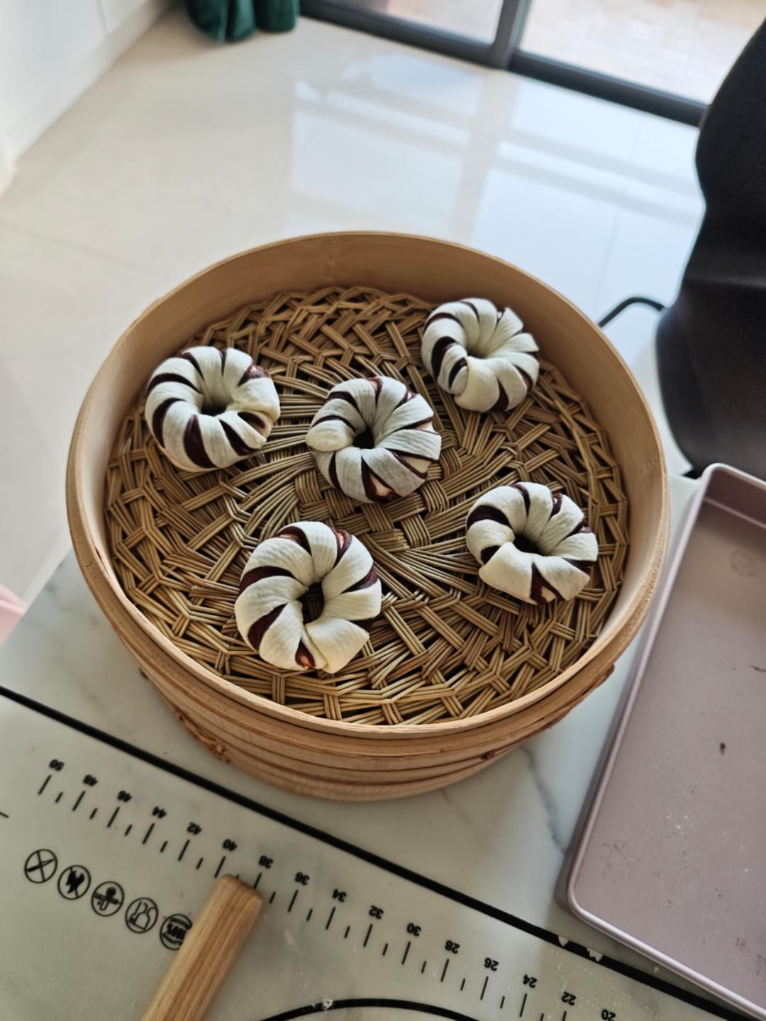 小灯笼豆沙卷 豆沙包 超治愈 一次醒发 附整形细节视频