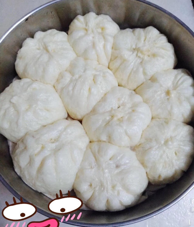 手工包子（肚脐包）