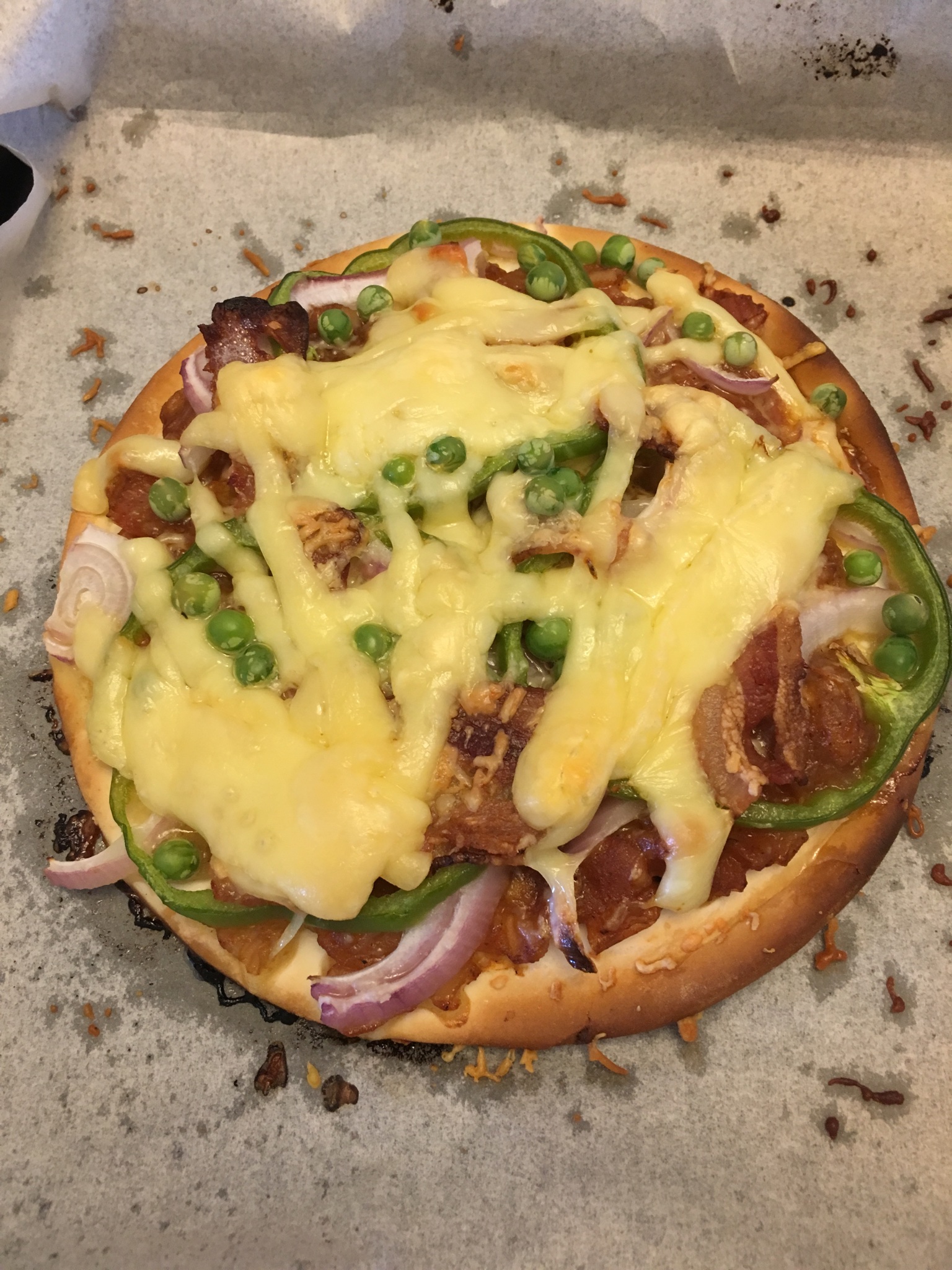 无烤盘无披萨酱披萨🍕无糖微油健康版