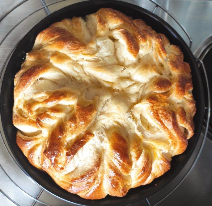 手撕千层花朵面包