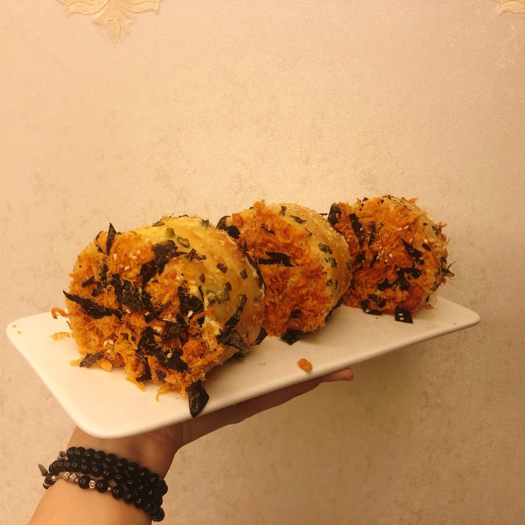回忆的味道---肉松面包卷