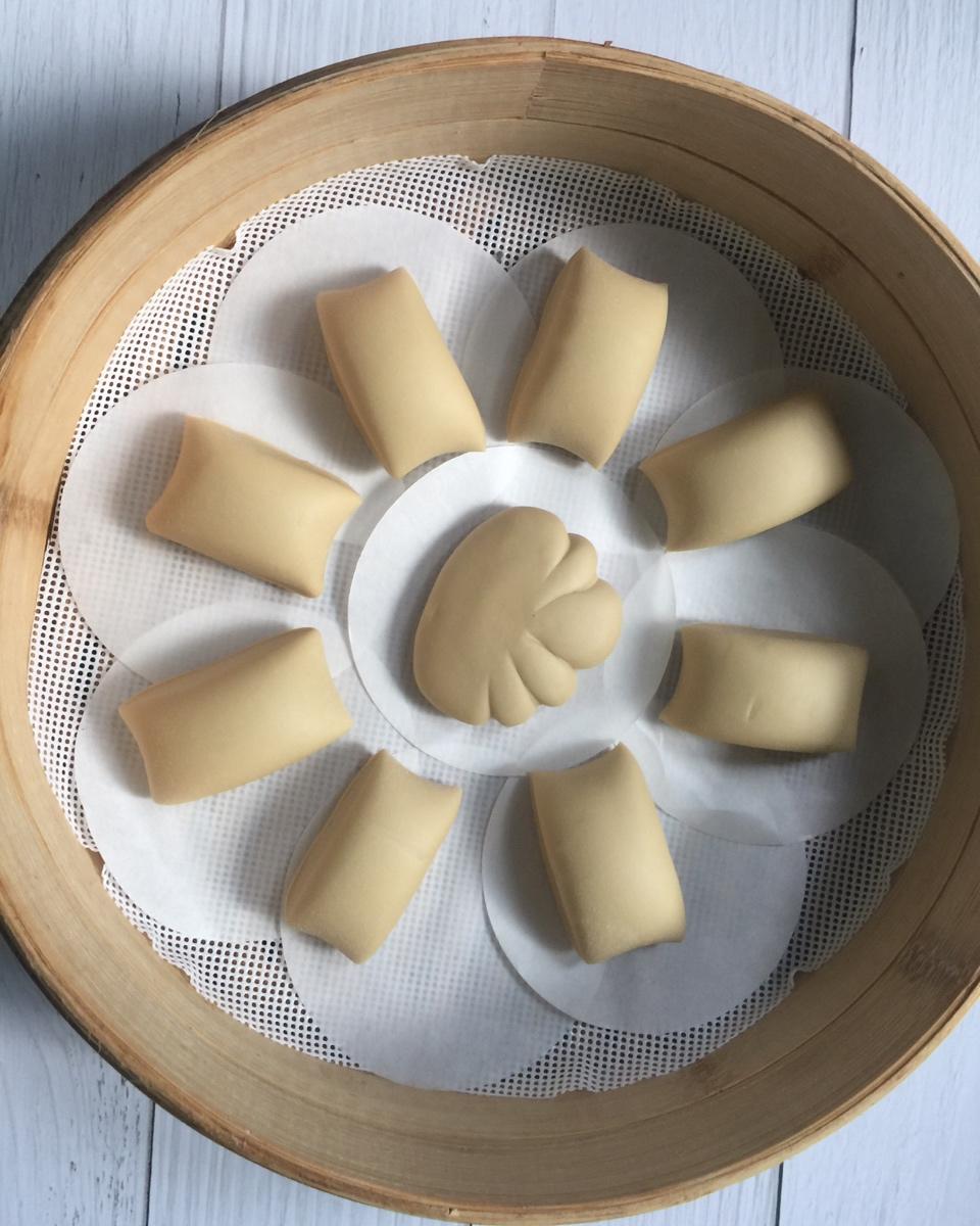 细腻光滑一次发酵牛奶馒头