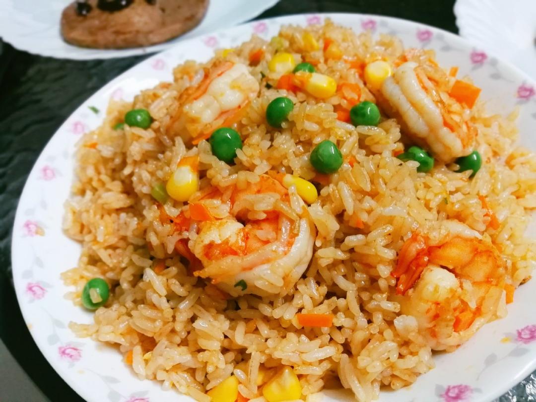 miss叶做的鲜虾炒饭
