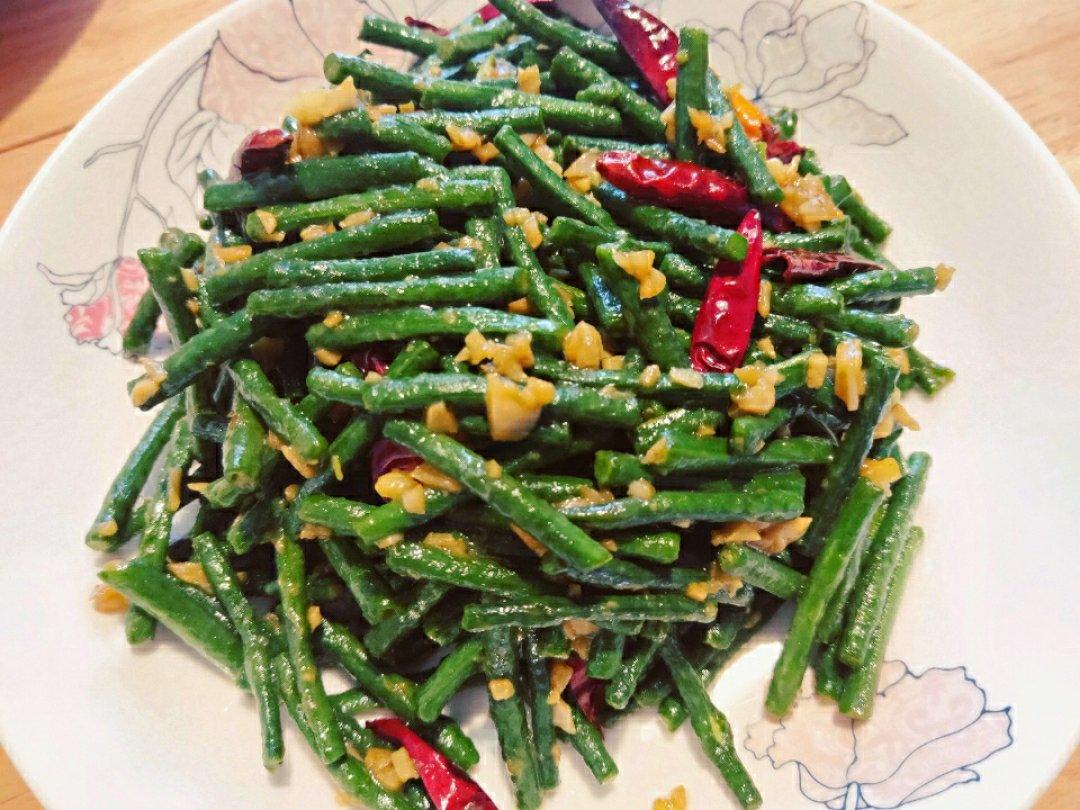 健康少油蒜泥拌长豆（豇豆）