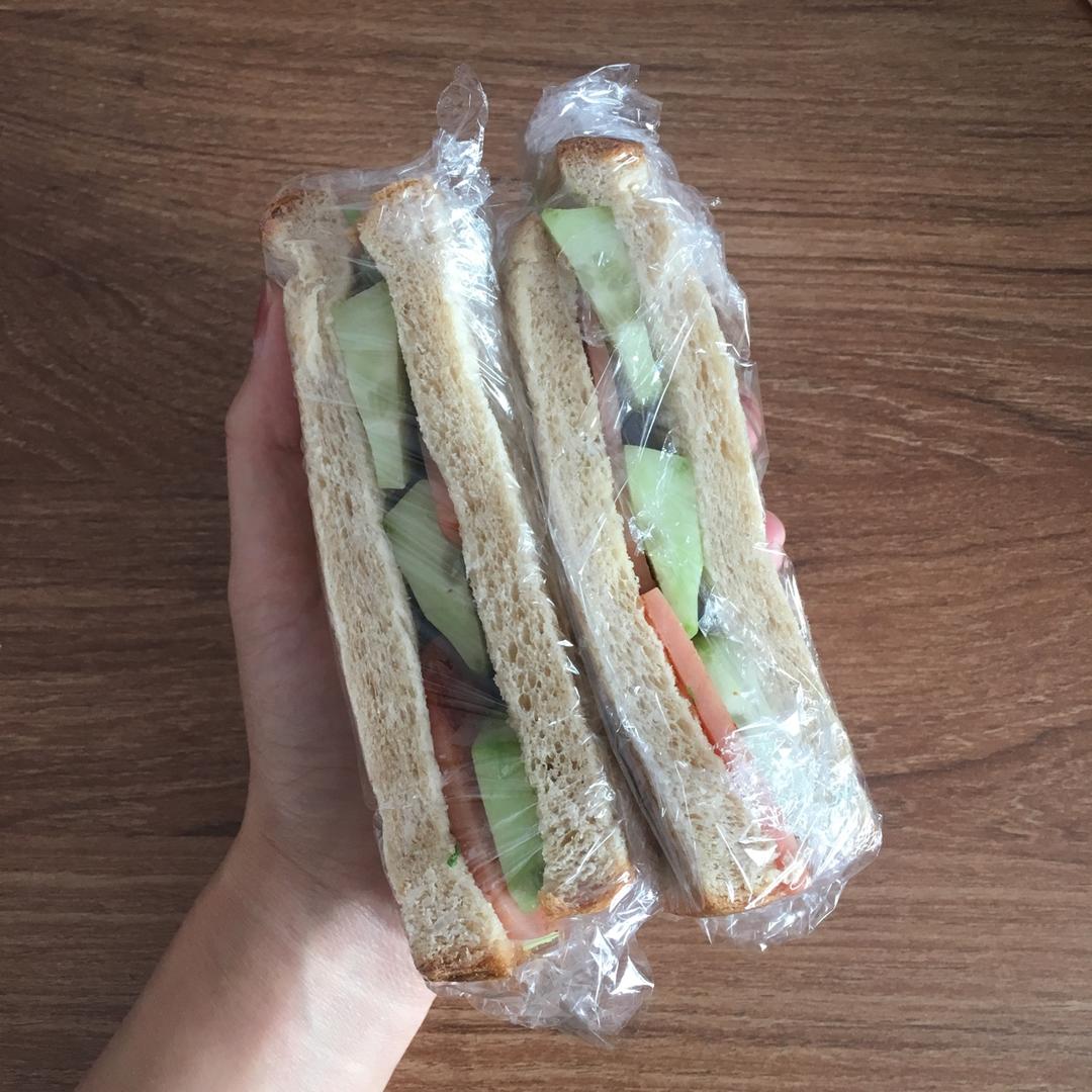 胖妈笔记5～亲测最佳搭配之 餐蛋三明治（春游秋游快手午餐）