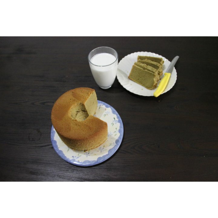 六寸抹茶戚风蛋糕